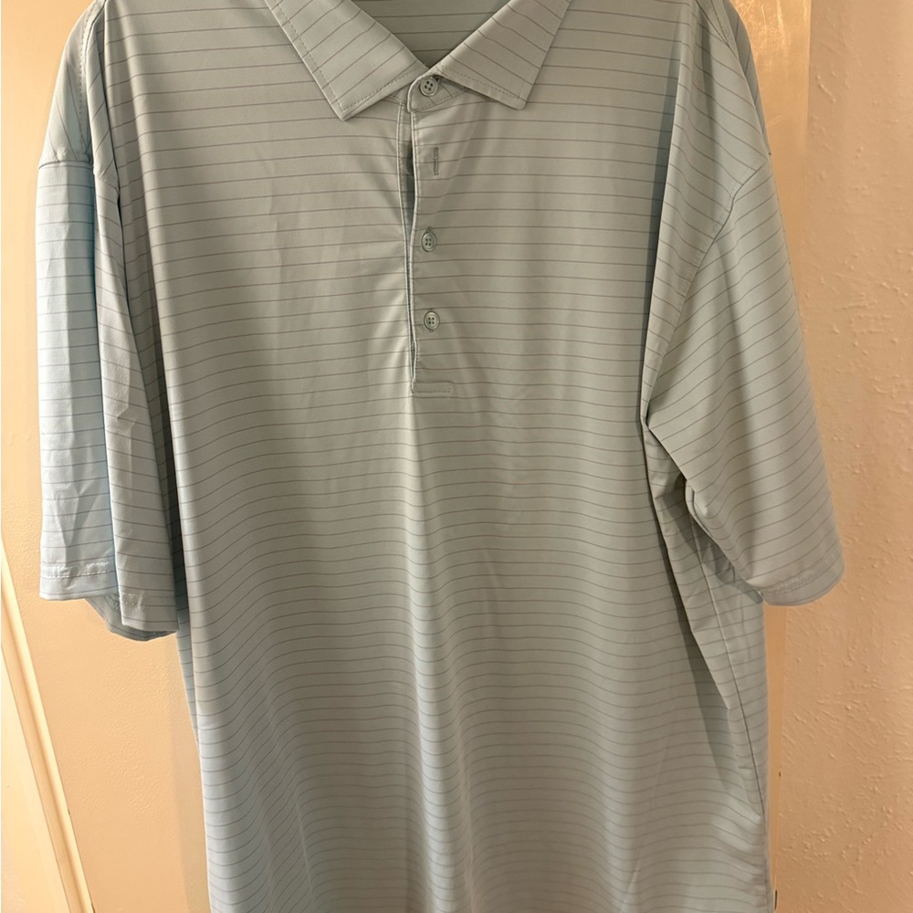 St Bernard Sport Blue Performance Polo Shirt with Moisture-Wicking Fabric